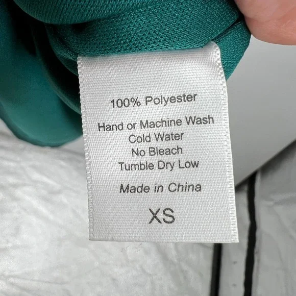 Lucy in the Sky satin slip dress y2k 90 retro green main character chic XS - Picture 14 of 15